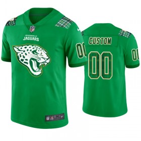Maillot Jacksonville Jaguars Custom Kelly Vert St. Patricks Day - Homme